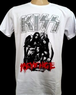Camiseta Kiss Revenge tour Branca
