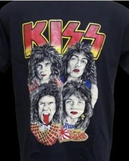 Camiseta Kiss Lick it up tour